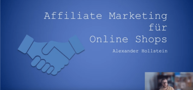 Video: Affiliate Marketing für Onlineshops